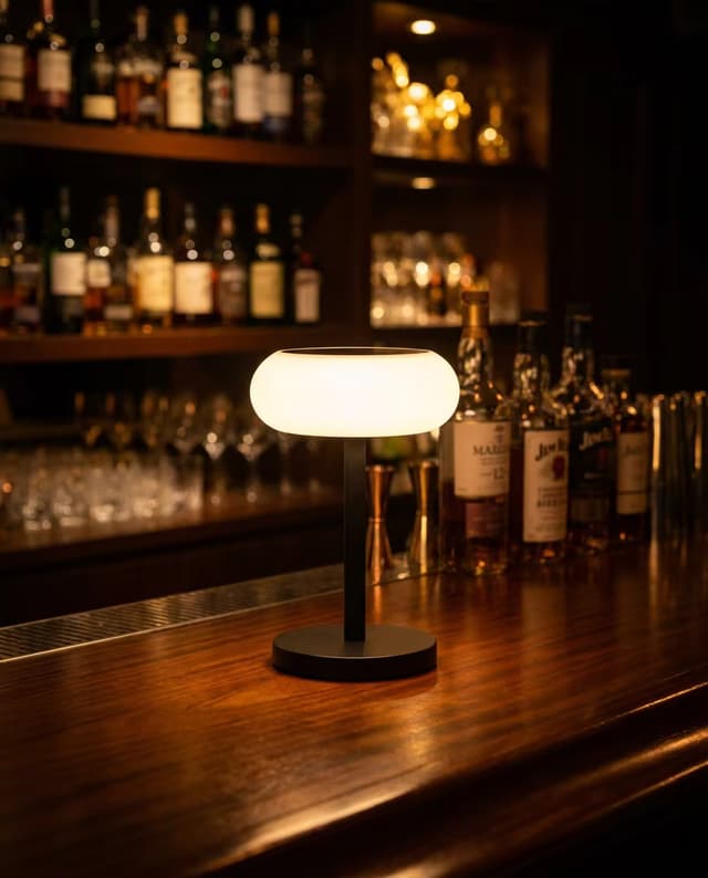 Solar & USB Rechargeable Outdoor LED Table Lamp - IP54 Waterproof – Rechargeable Table Lamps (view 2)