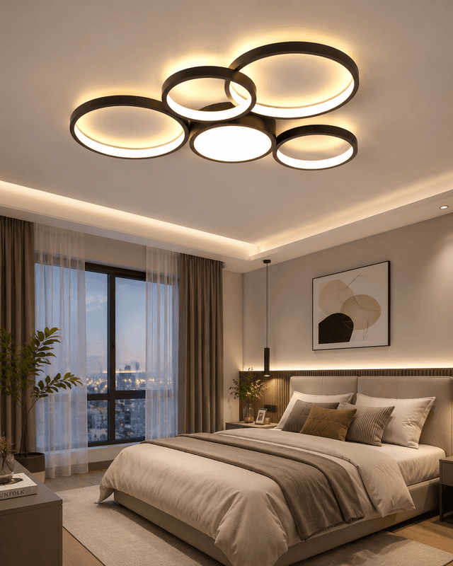 Ultra Slim Rectangular LED Ceiling Light | Modern 60W Flush Mount Living Room Fixture – Flush Mount Ceiling Lights (view 2)