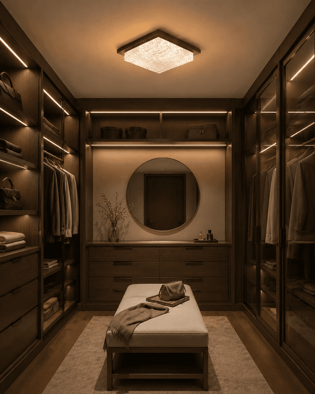 Modern Walnut Wood Full Spectrum LED Ceiling Light 18W – Flush Mount Ceiling Lights (view 3)