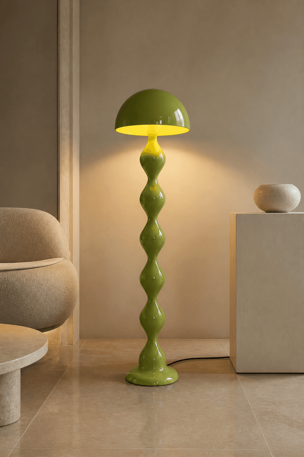 Modern Metal Standing Floor Lamp FS-393 | 1520mm Tall Reading Light with E27 9W LED