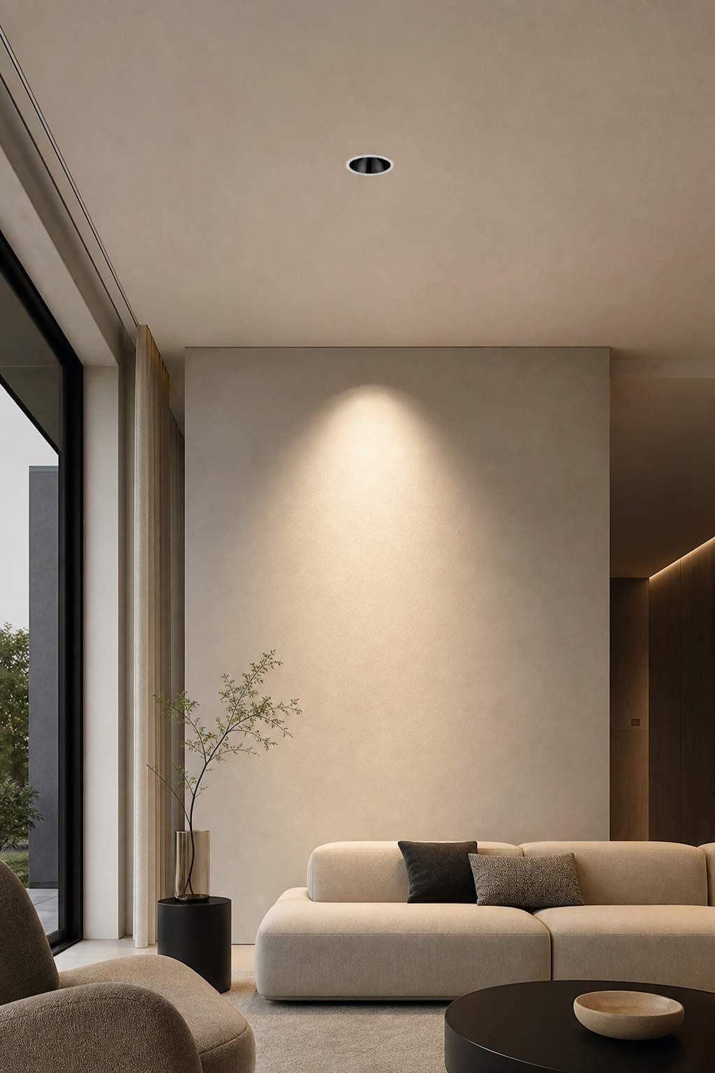 Radar Sensor COB LED Recessed Spotlight | High CRI 95 Full Spectrum Downlight