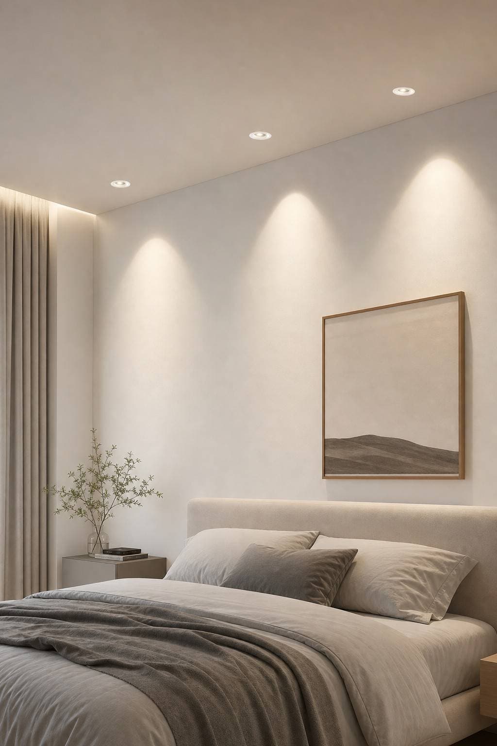 Full Spectrum COB LED Recessed Spotlight | Curved Frameless Downlight