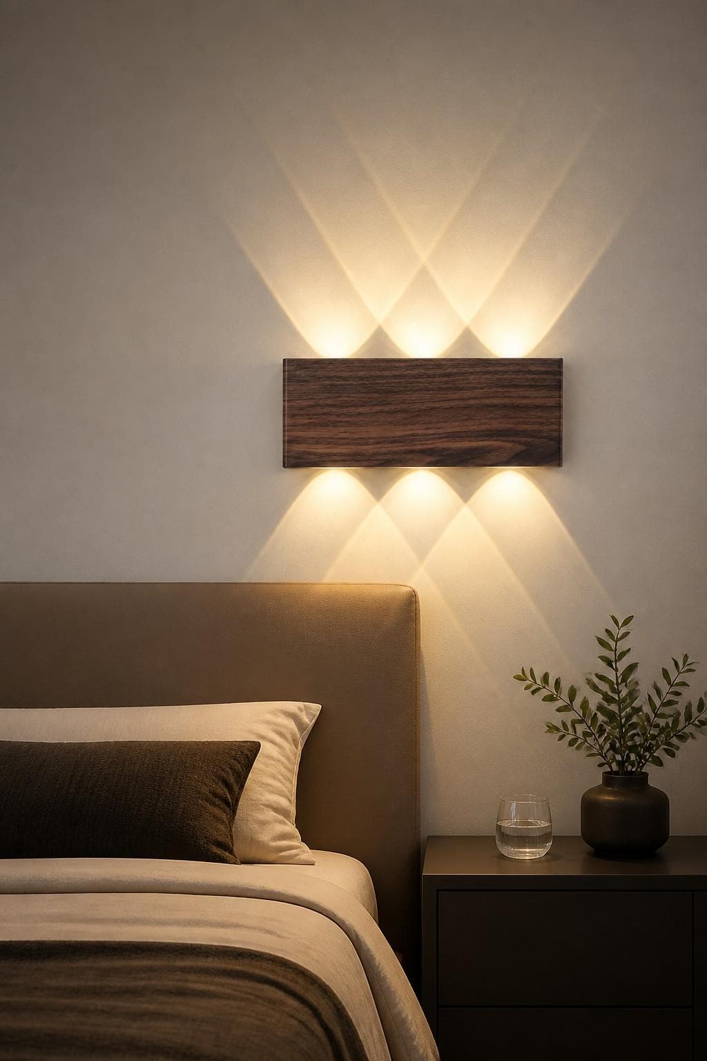 Modern Rechargeable Wall Sconce | Touch Dimmable LED Light with 4 Finishes
