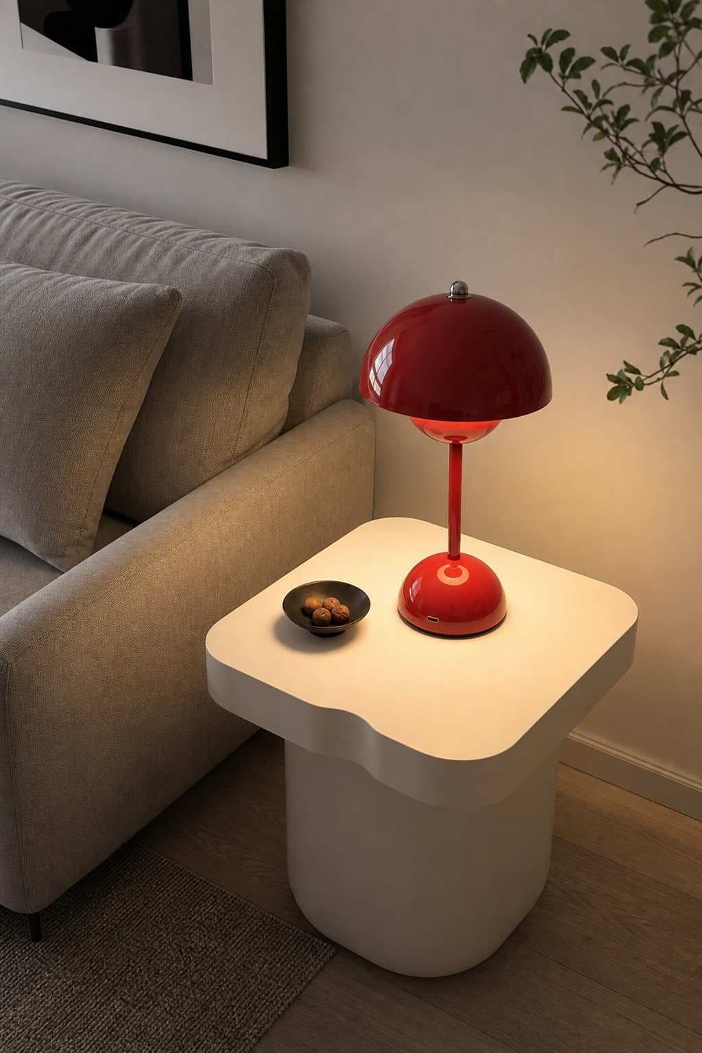 Rechargeable LED Table Lamp – 1200mAh Cordless Wireless Table Light for Hotels & Restaurants