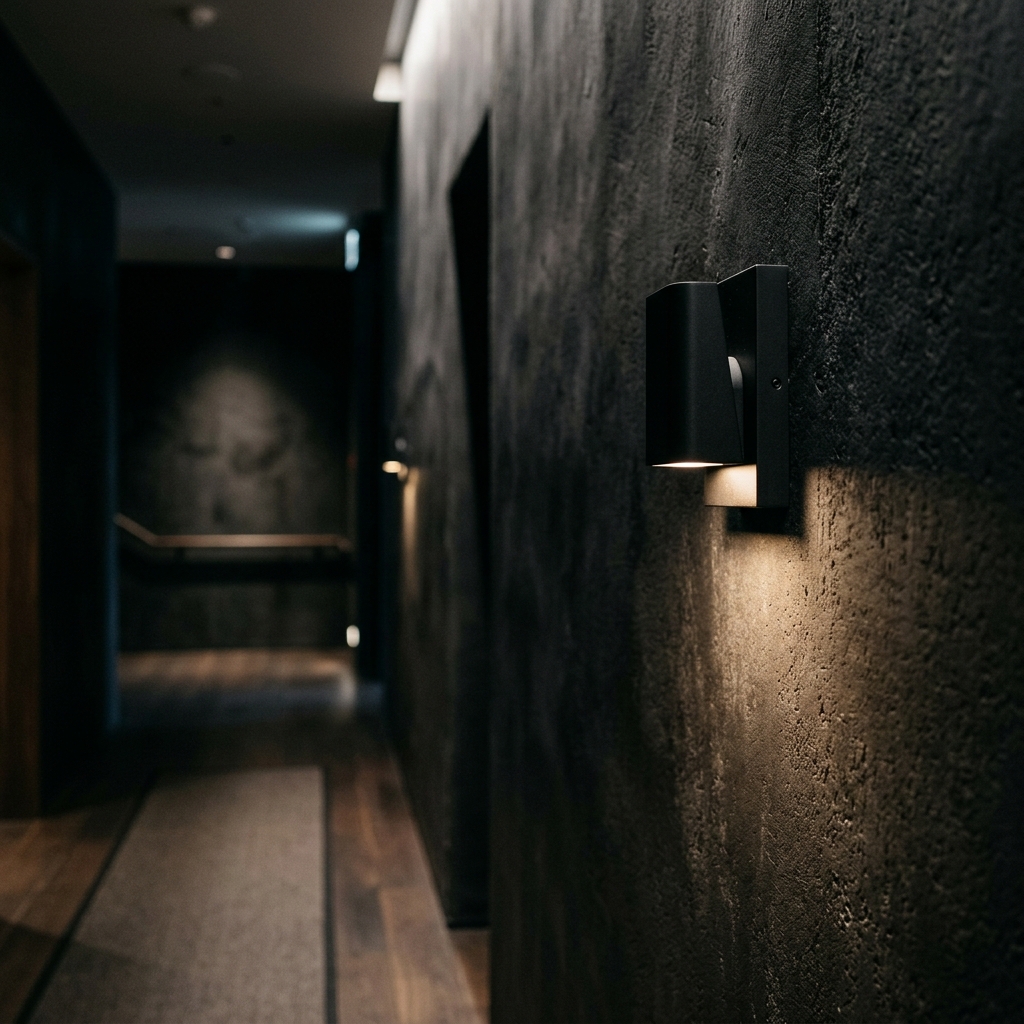 Matte Black Wall Sconce
