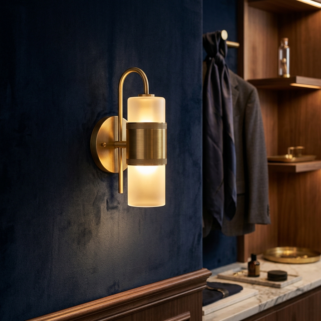 Brushed Brass Wall Light